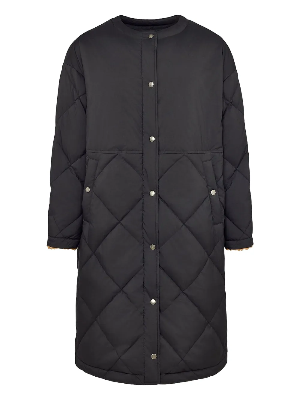 Pyrenex Blossom Quilted Coat In Black