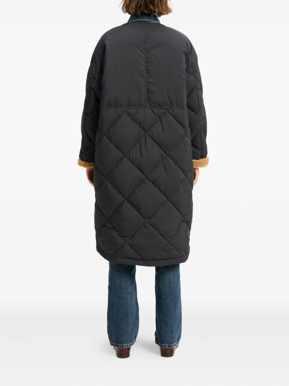 Pyrenex Blossom Quilted Coat In Black