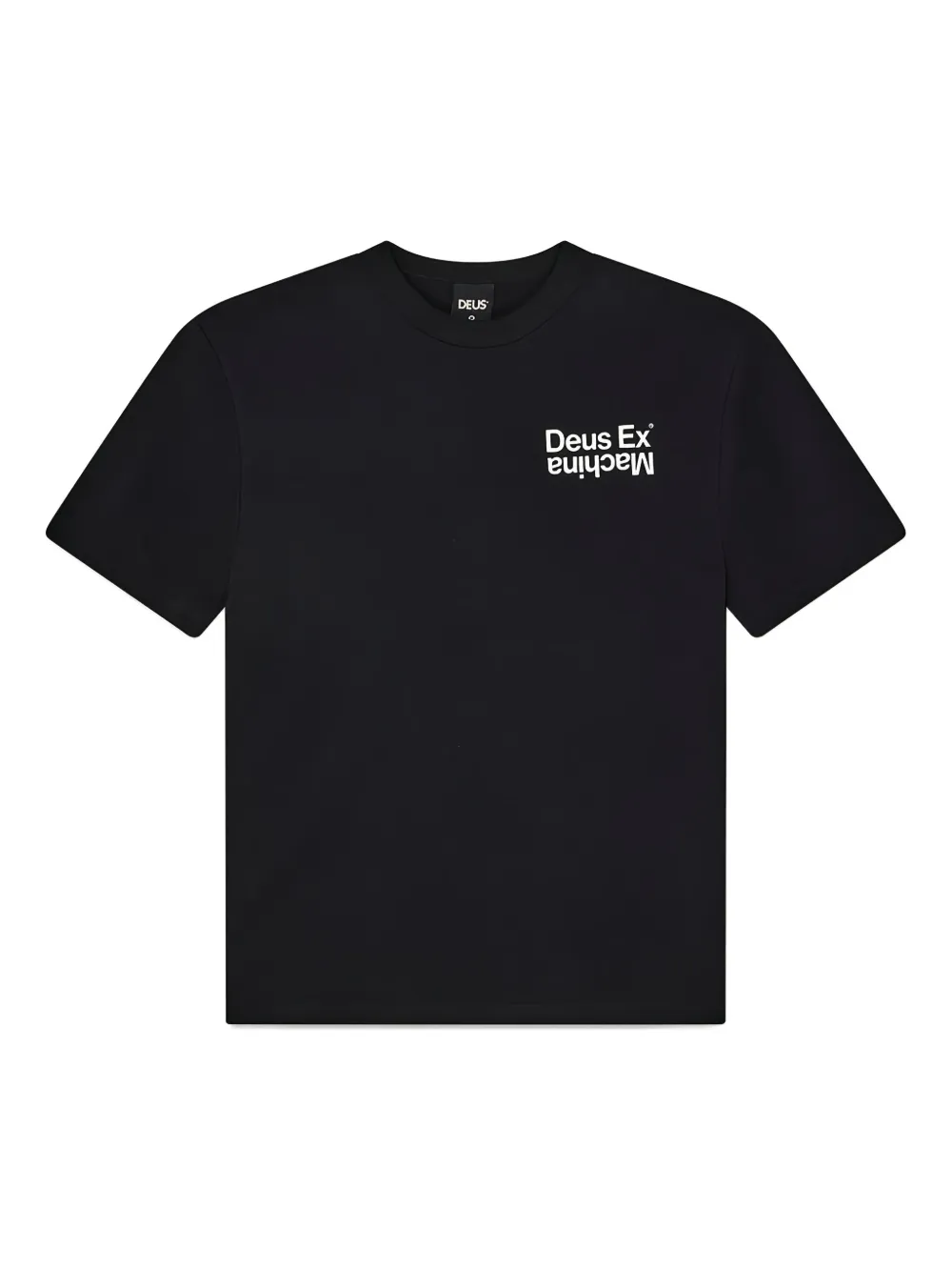 Deus Ex Machina camiseta Axis con logo estampado | negro | Image 1