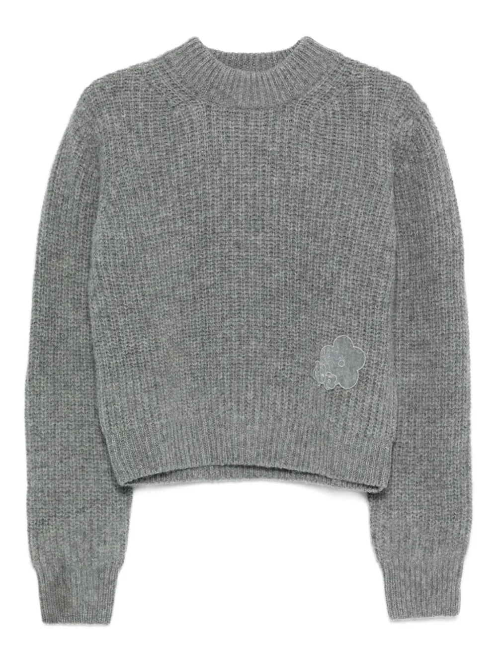 Cecilie Bahnsen pull à appliques fleurs | gris | Image 1