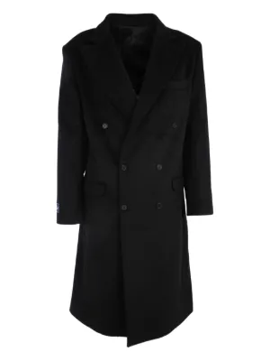 Greg Lauren GL1 Button Spine Coat | Black | FARFETCH