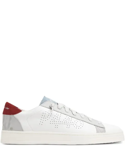 P448 logo-perforated sneakers 