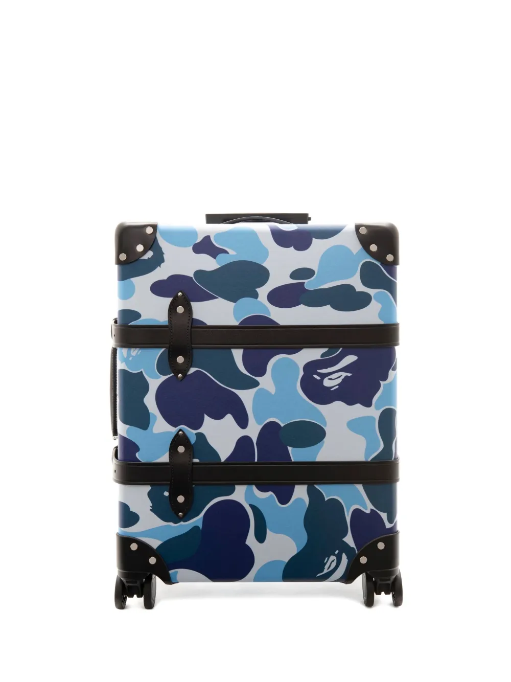 A BATHING APE® x Globe-Trotter camouflage-pattern holdall | Blue | Image 1