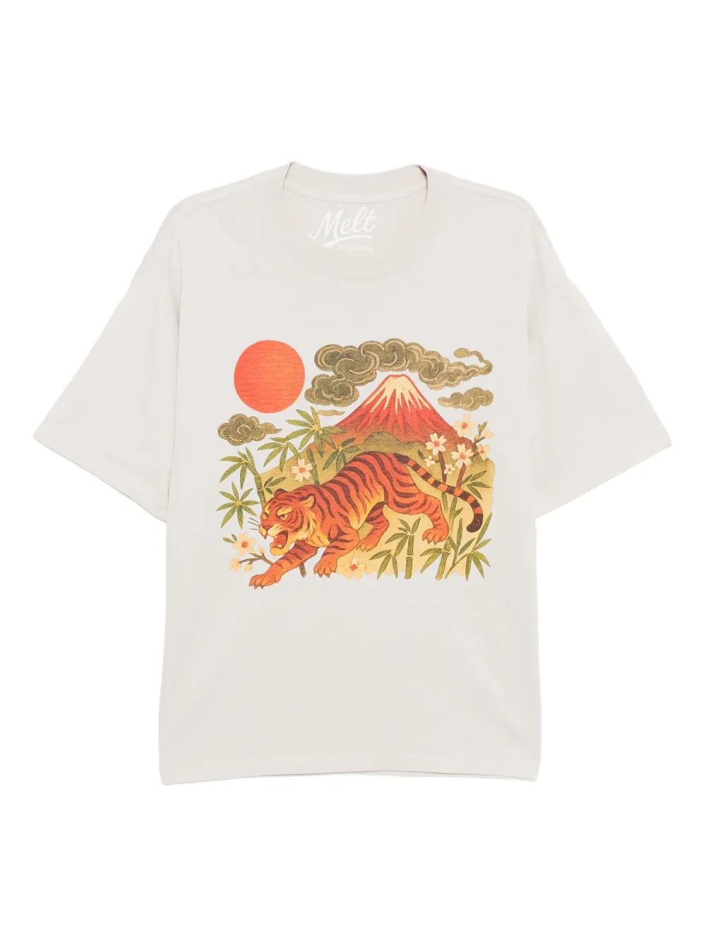 Melt playera con estampado gráfico | neutro | Image 1