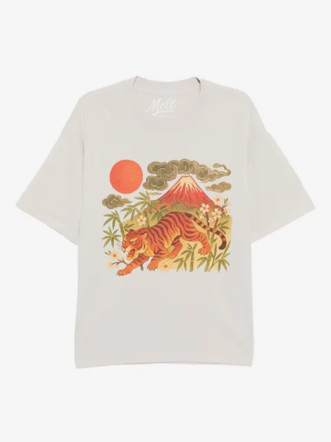 Melt T-Shirt mit grafischem Print