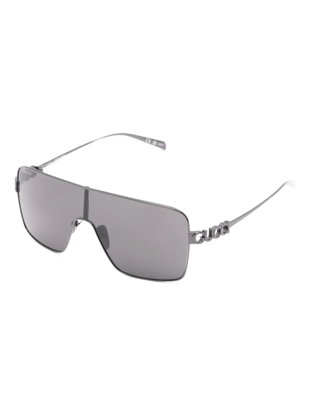 Gucci Eyewear rectangle-frame sunglasses - Zilver