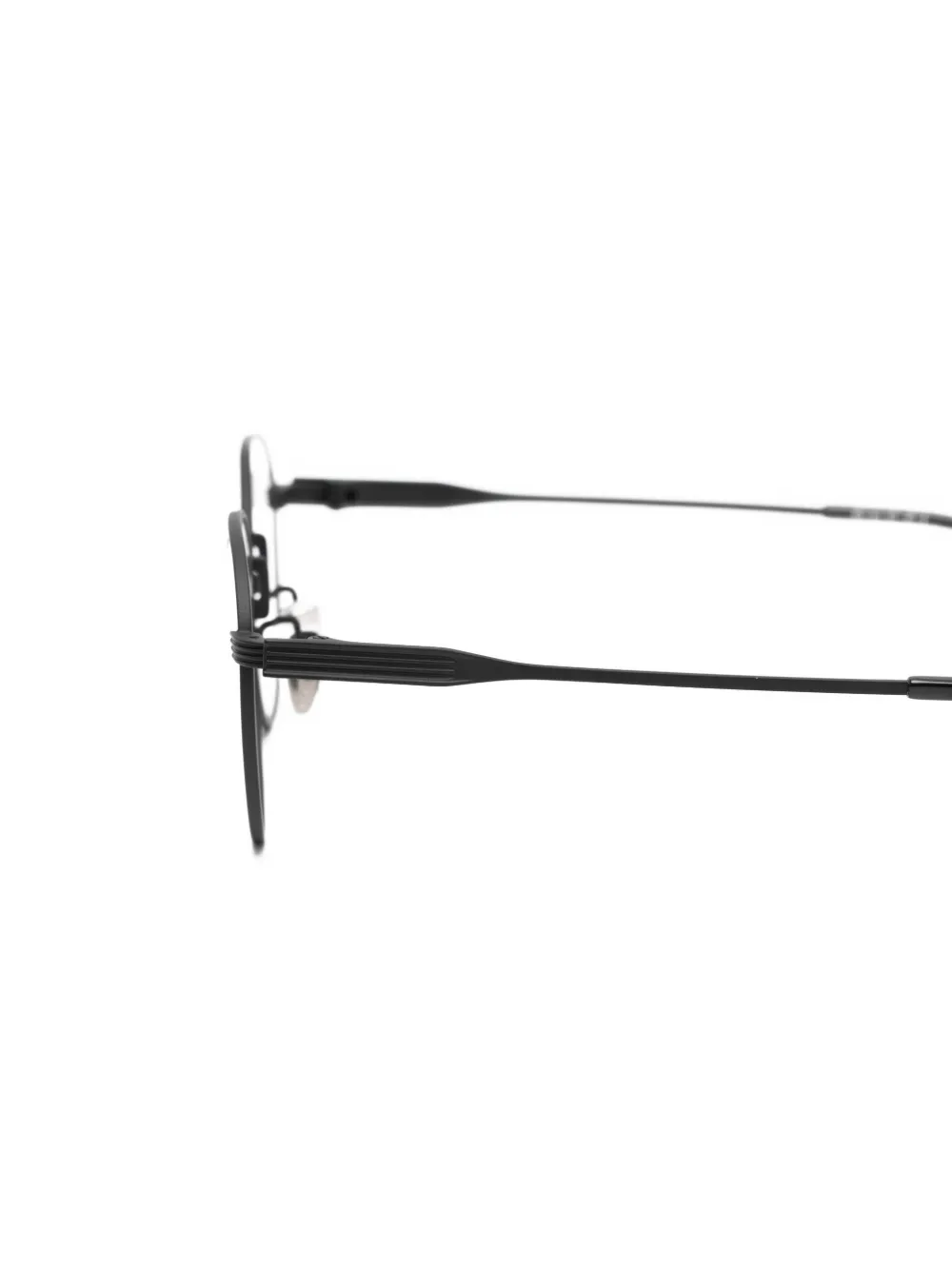 Gucci Eyewear Bril met rond montuur Zwart