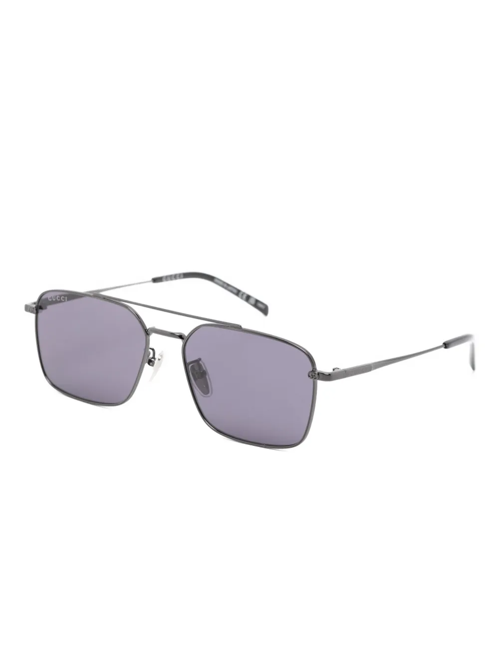 Gucci Eyewear square-frame sunglasses - Zwart