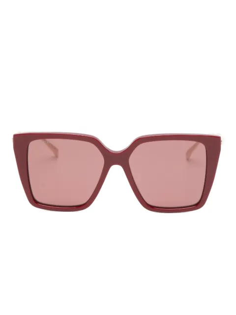 Gucci Eyewear lentes de sol con armazón geométrica