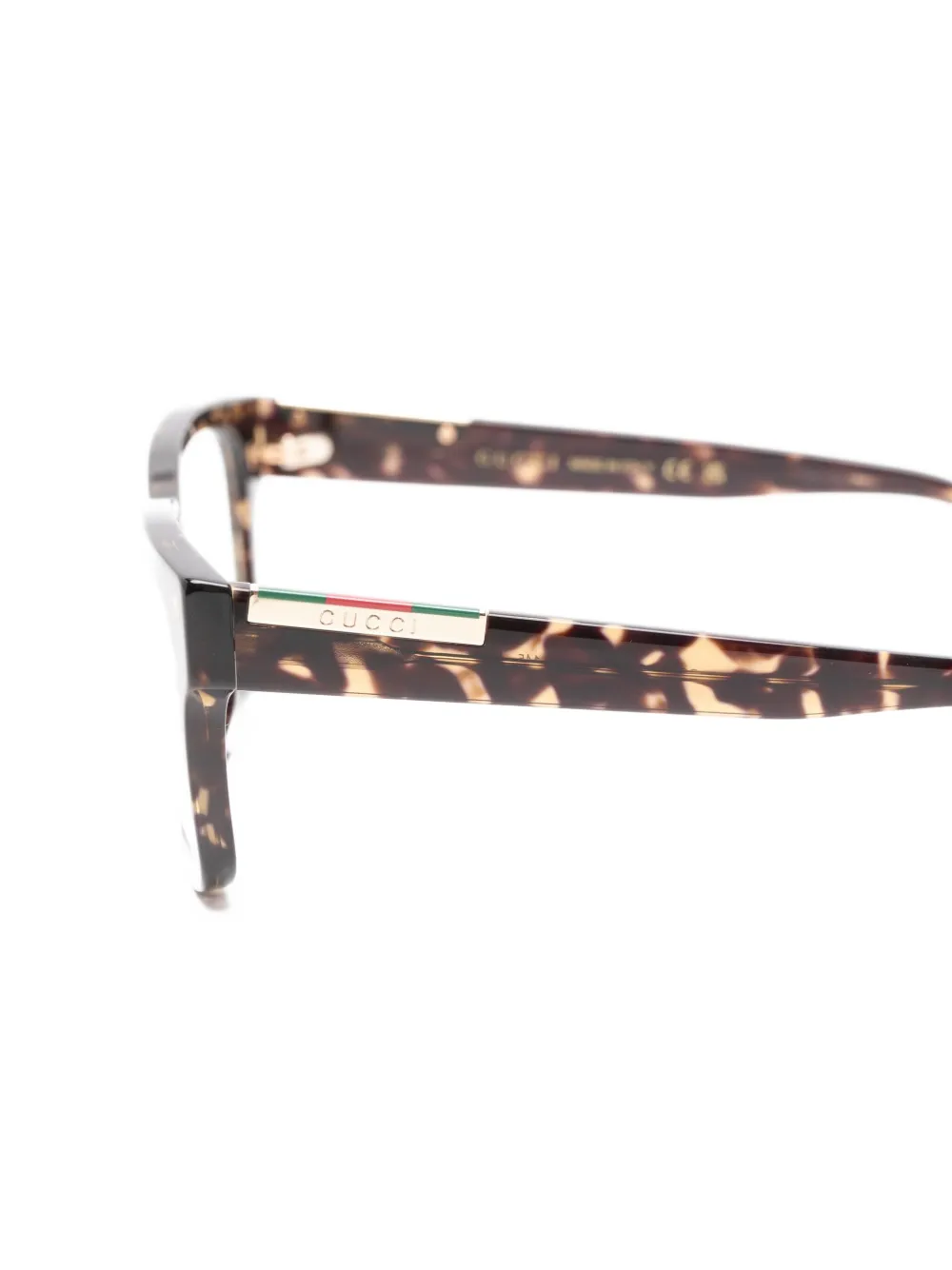 Gucci Eyewear Bril met vierkant montuur Bruin