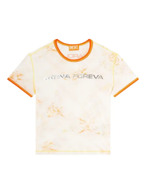 Diesel x Karol G T-Uncutie floral-print T-shirt