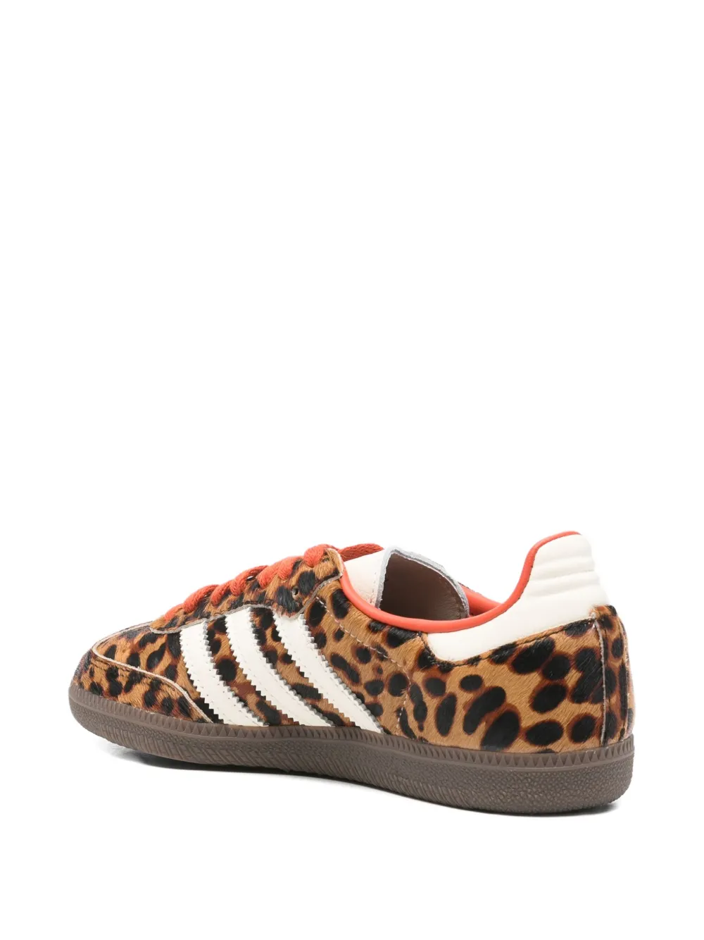 adidas Samba OG gestreepte sneakers met dierenprint Bruin