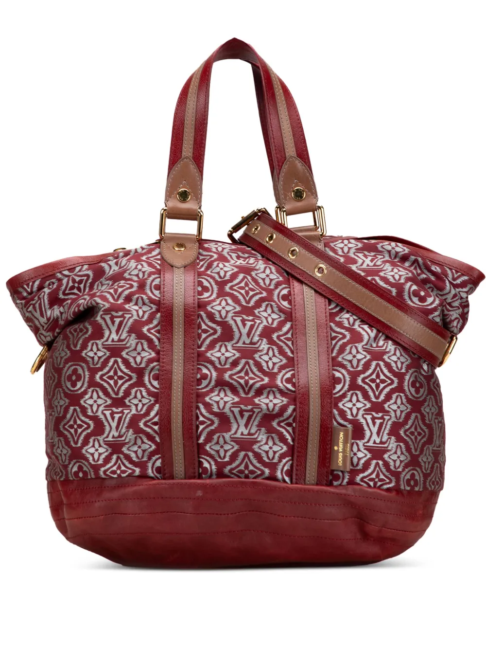 Louis Vuitton Pre-Owned 2010 リミテッドエディション モノグラム ジャカード アビエーター サッチェルバッグ - Louis Vuitton Pre-Owned 2010 リミテッドエディション モノグラム ジャカード アビエーター サッチェルバッグ -