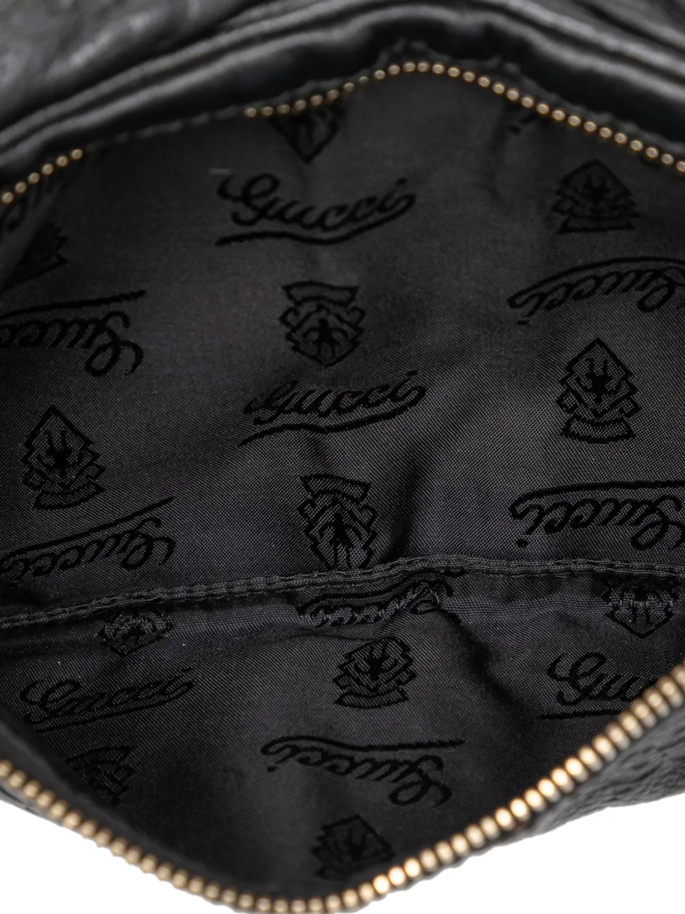 Pre-owned Gucci 2000-2015 Ssima Belt Bag In Black