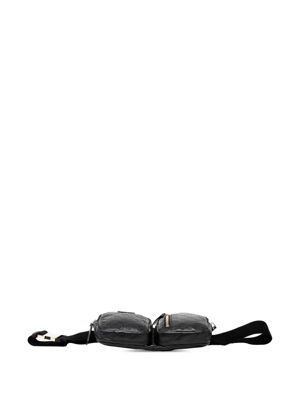 Pre-owned Gucci 2000-2015 Ssima Belt Bag In Black