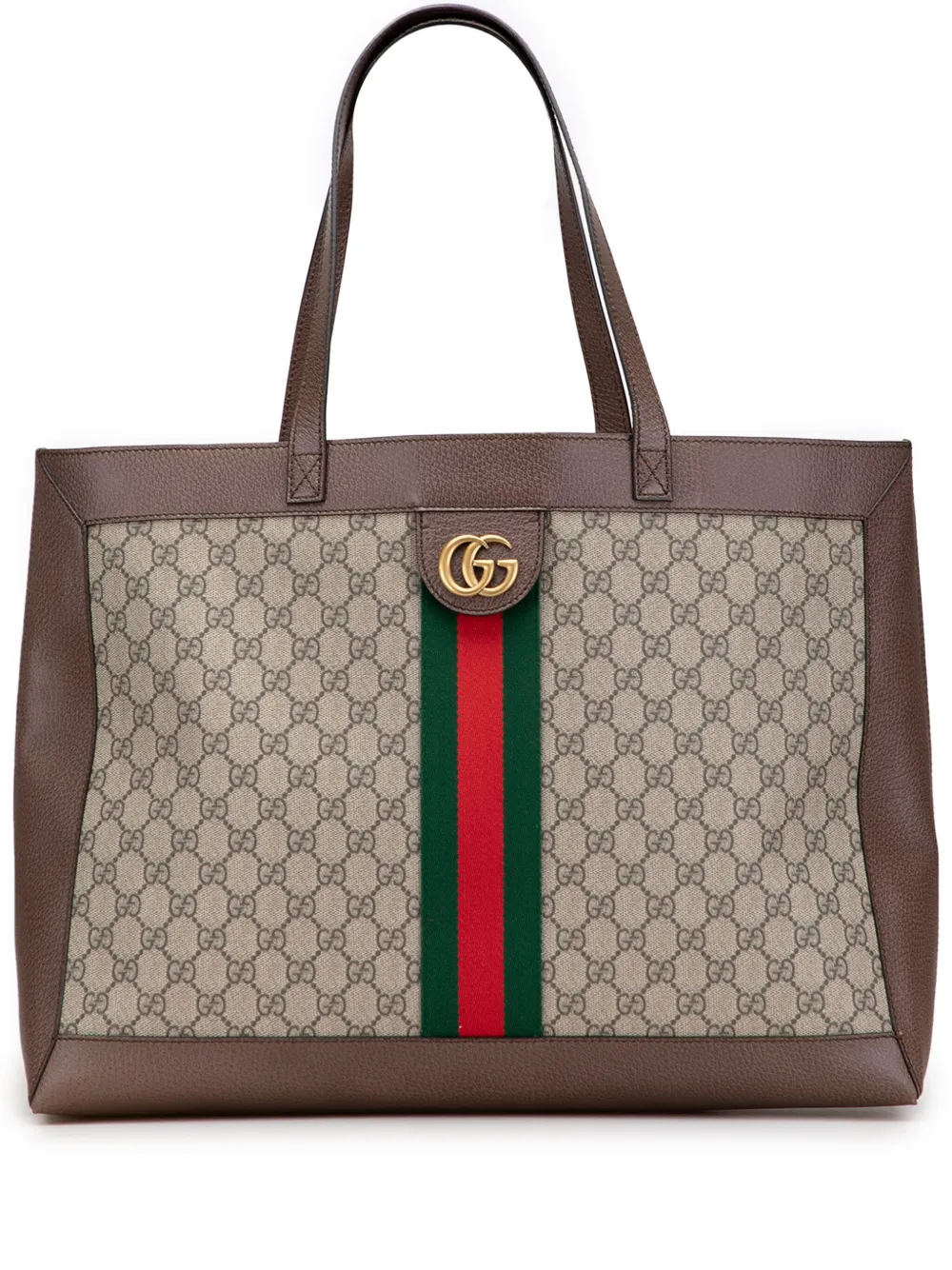 Gucci Pre-Owned 2016-2025 Disney Large GG Supreme Three Little Pigs Ophidia tote bag | Brown | Image 1