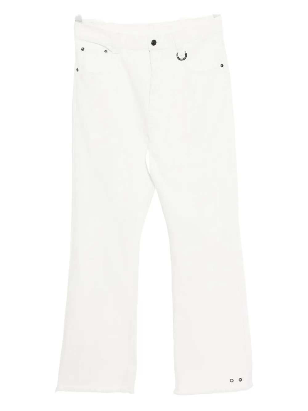 TEAM WANG design Jeans dritti - Bianco