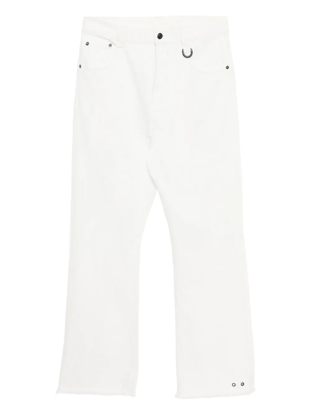 TEAM WANG design straight-leg jeans | White | Image 1