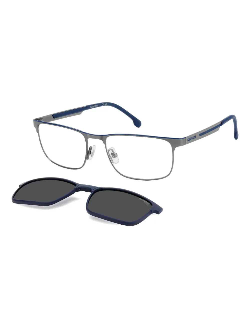 Carrera Bril met rechthoekig montuur Blauw