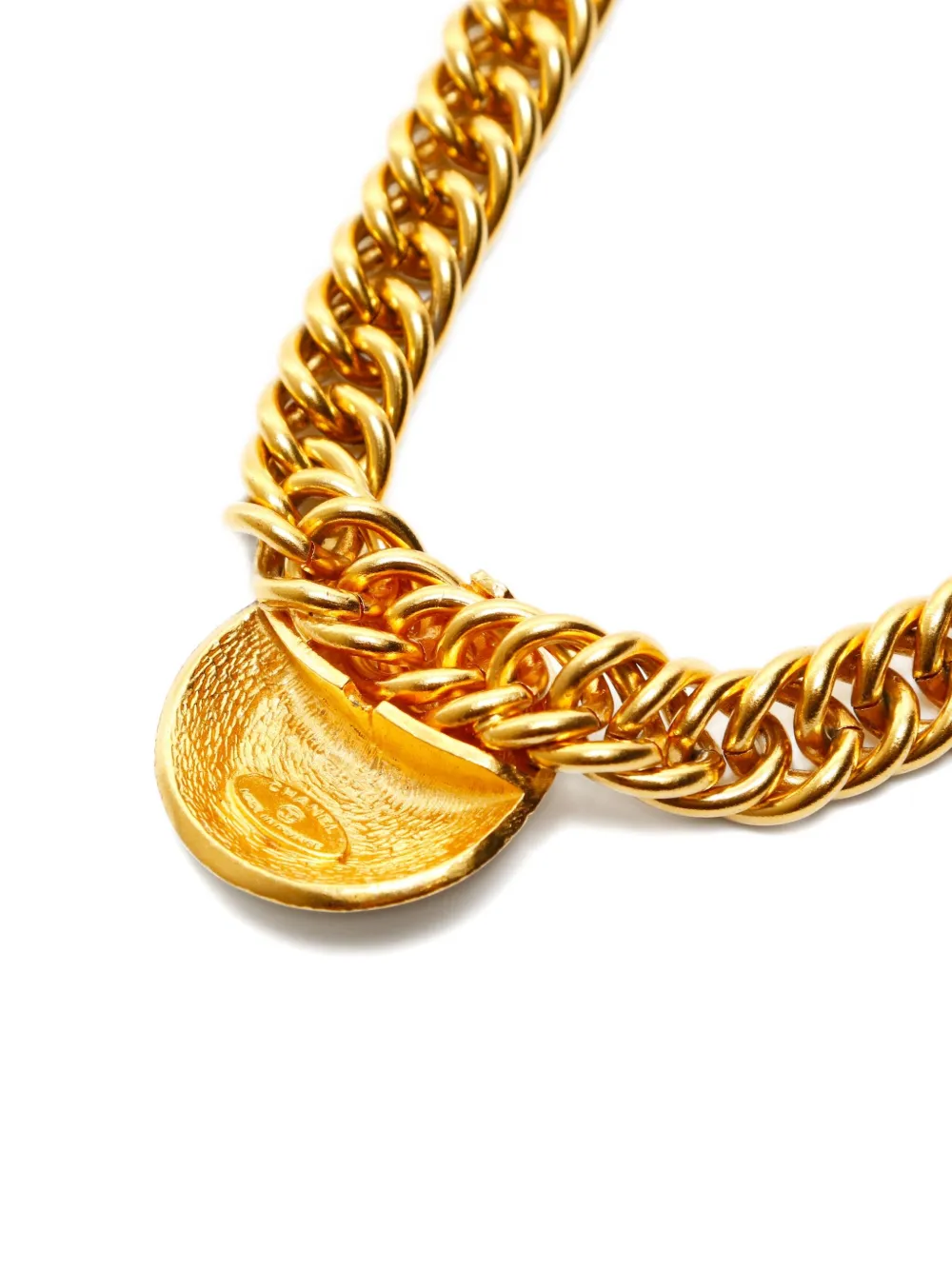 Pre-owned Chanel 1990s 31 Rue Cambon Necklace In Gold