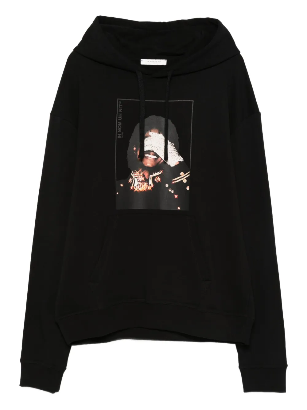 Ih Nom Uh Nit graphic-print hoodie | Black | Image 1