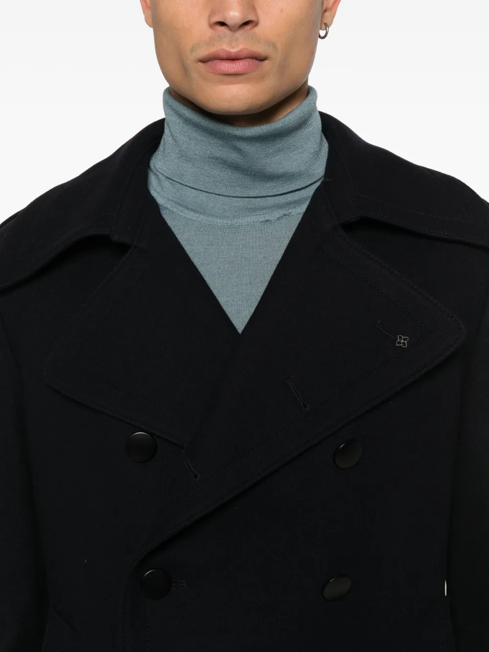 Tagliatore double-breasted coat - Blu