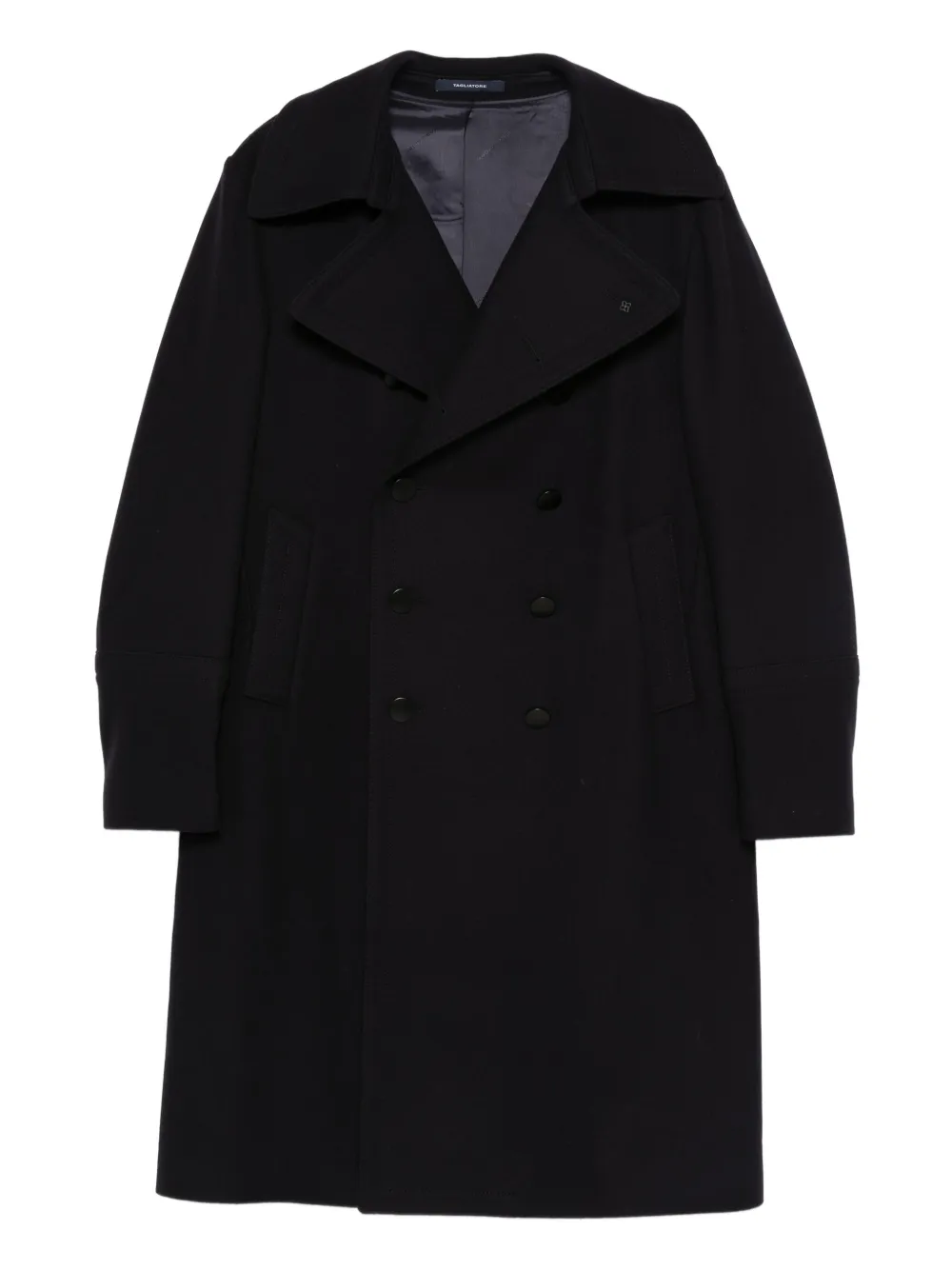 Tagliatore double-breasted coat | Blue | Image 1