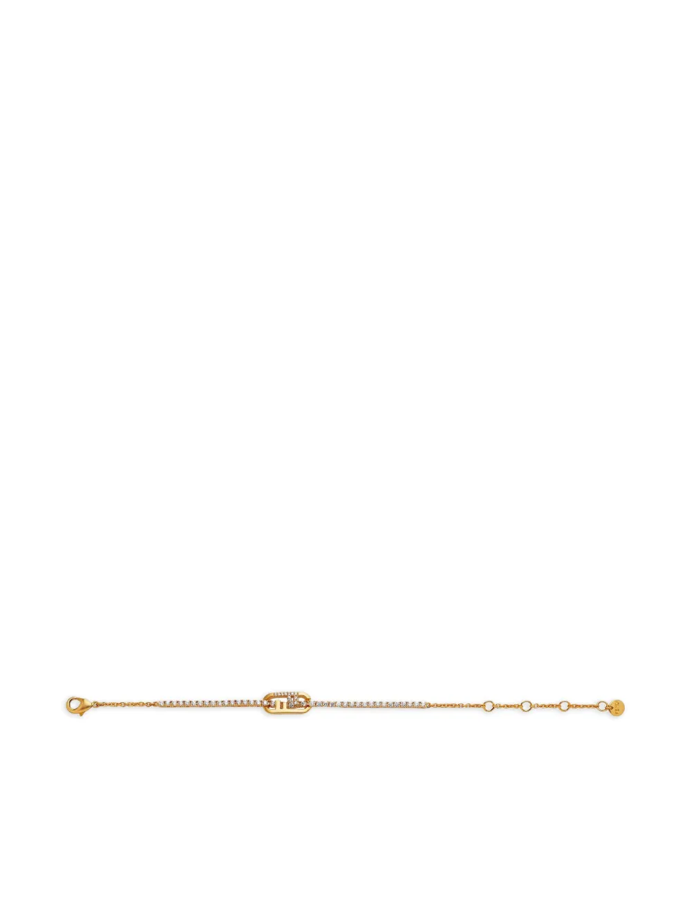 FENDI O'Lock-motif crystal bracelet | Gold | Image 1