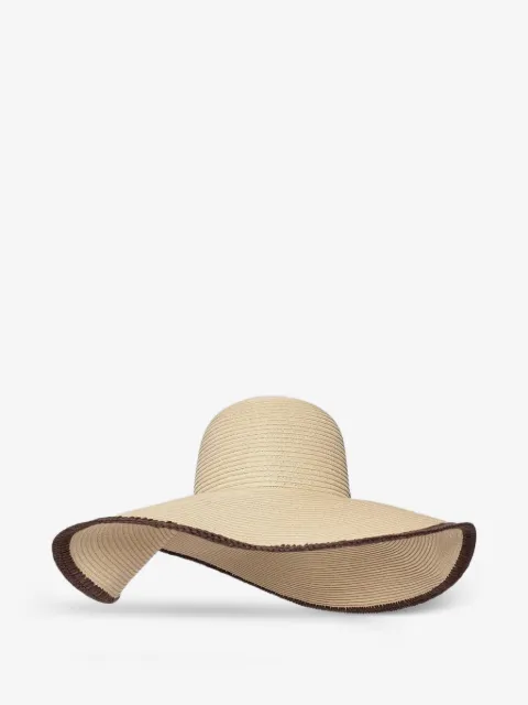 Manière De Voir Sandrine raffia oversized sun hat