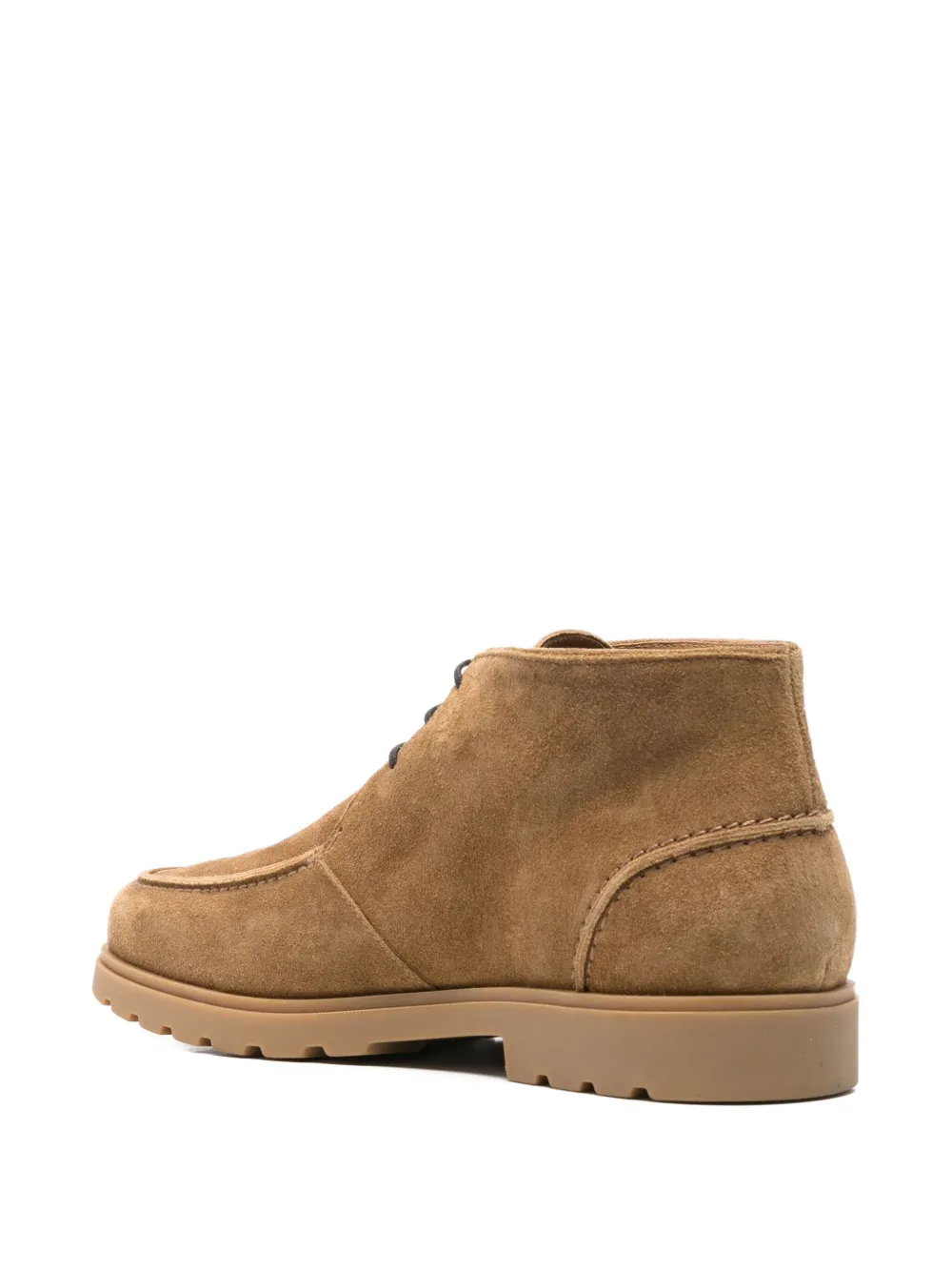 Stuart Weitzman Suède veterlaarzen Beige