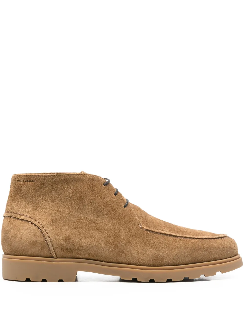 Stuart Weitzman lace-up suede boots | Neutrals | Image 1