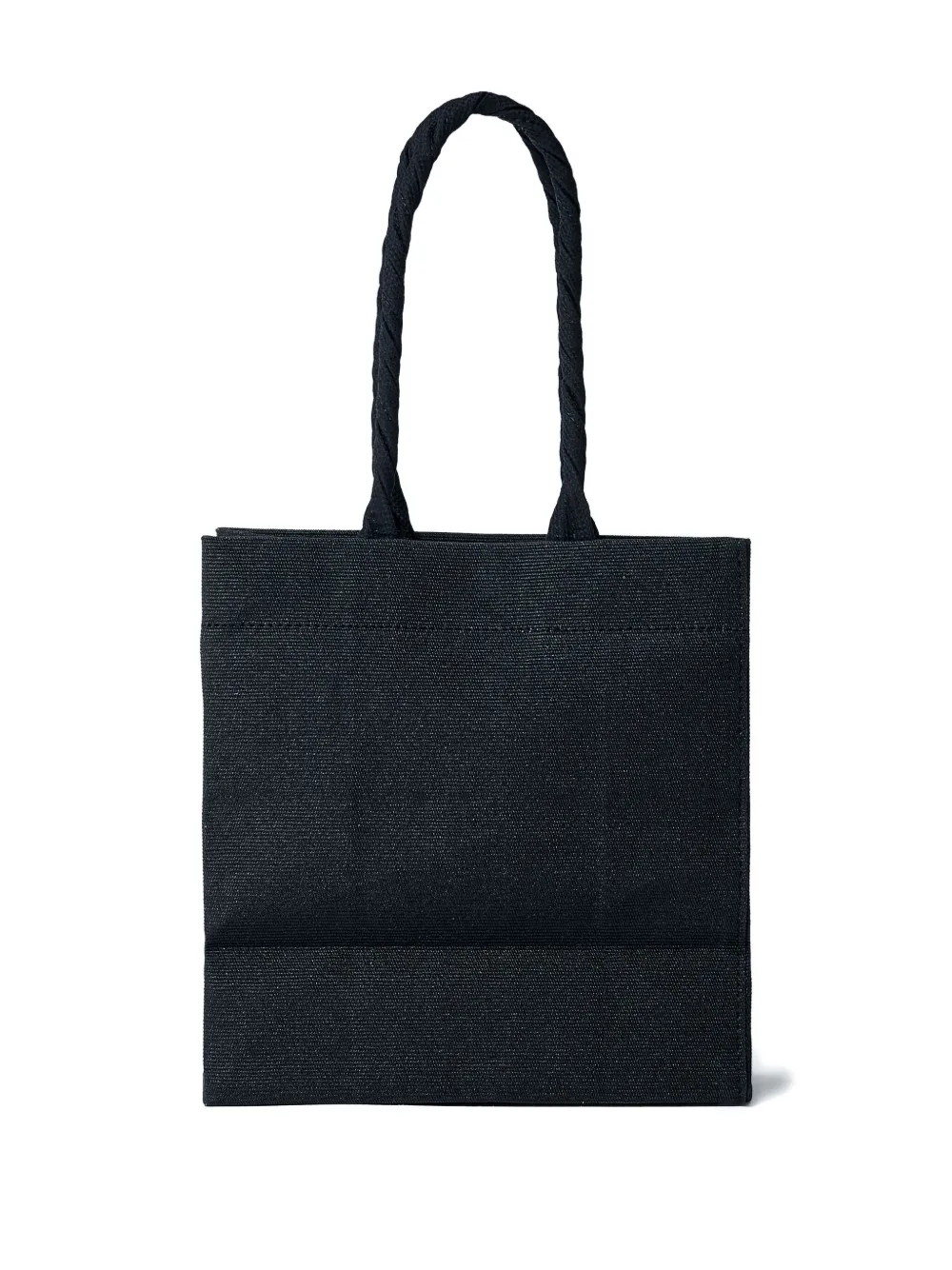 Issey Miyake Shopper met dubbel handvat en logoprint - Zwart