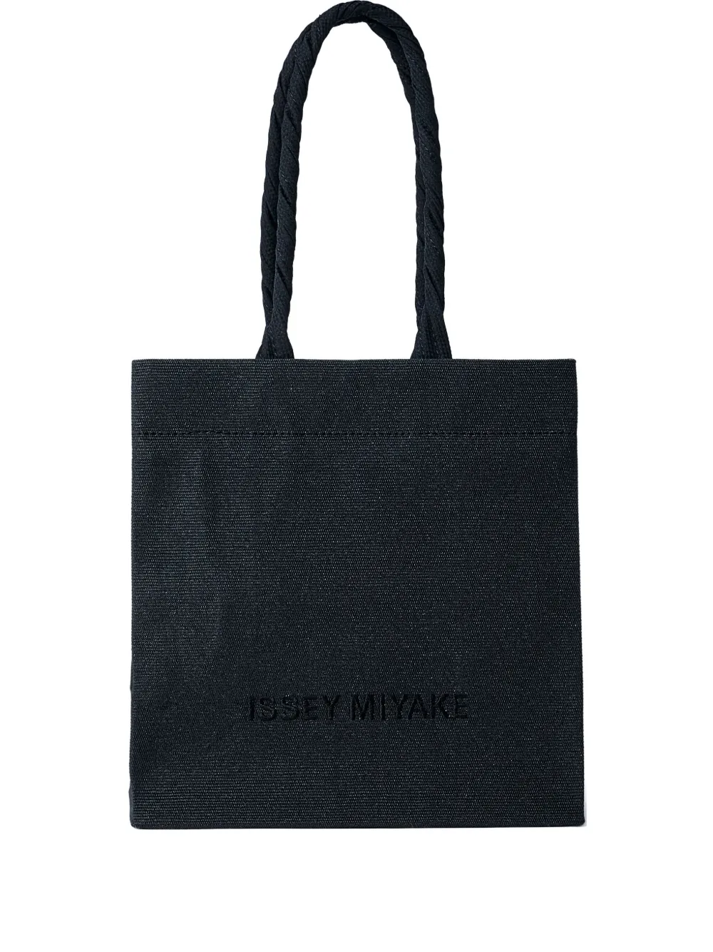 Issey Miyake logo-print twin-handles tote bag | Black | Image 1