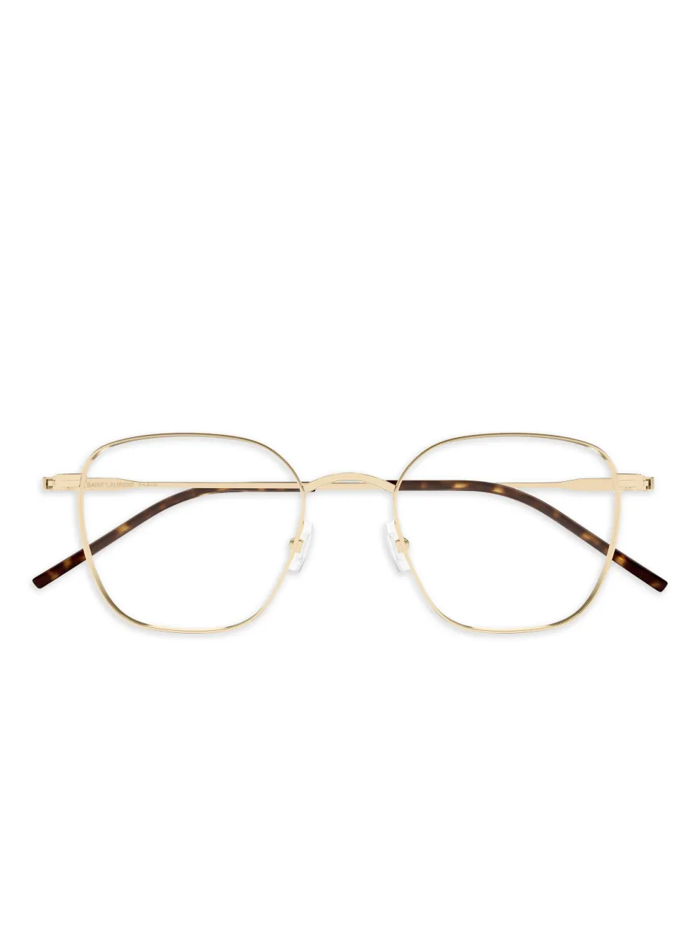 Saint Laurent Eyewear Brille mit eckigem Gestell | Gold | Image 1