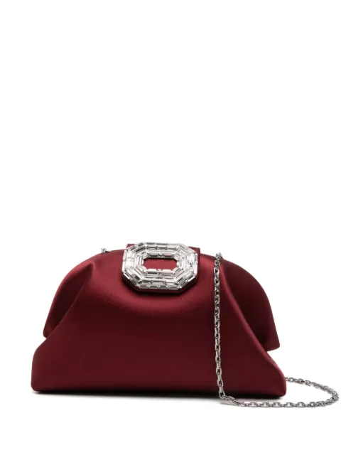 Amina Muaddi Camelia embellished clutch bag