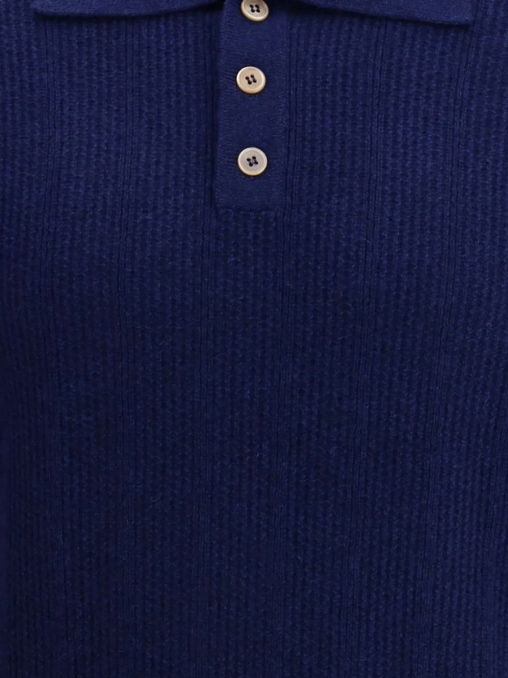 Brunello Cucinelli Kasjmier poloshirt Blauw