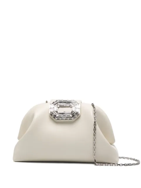 Amina Muaddi Camelia embellished clutch bag