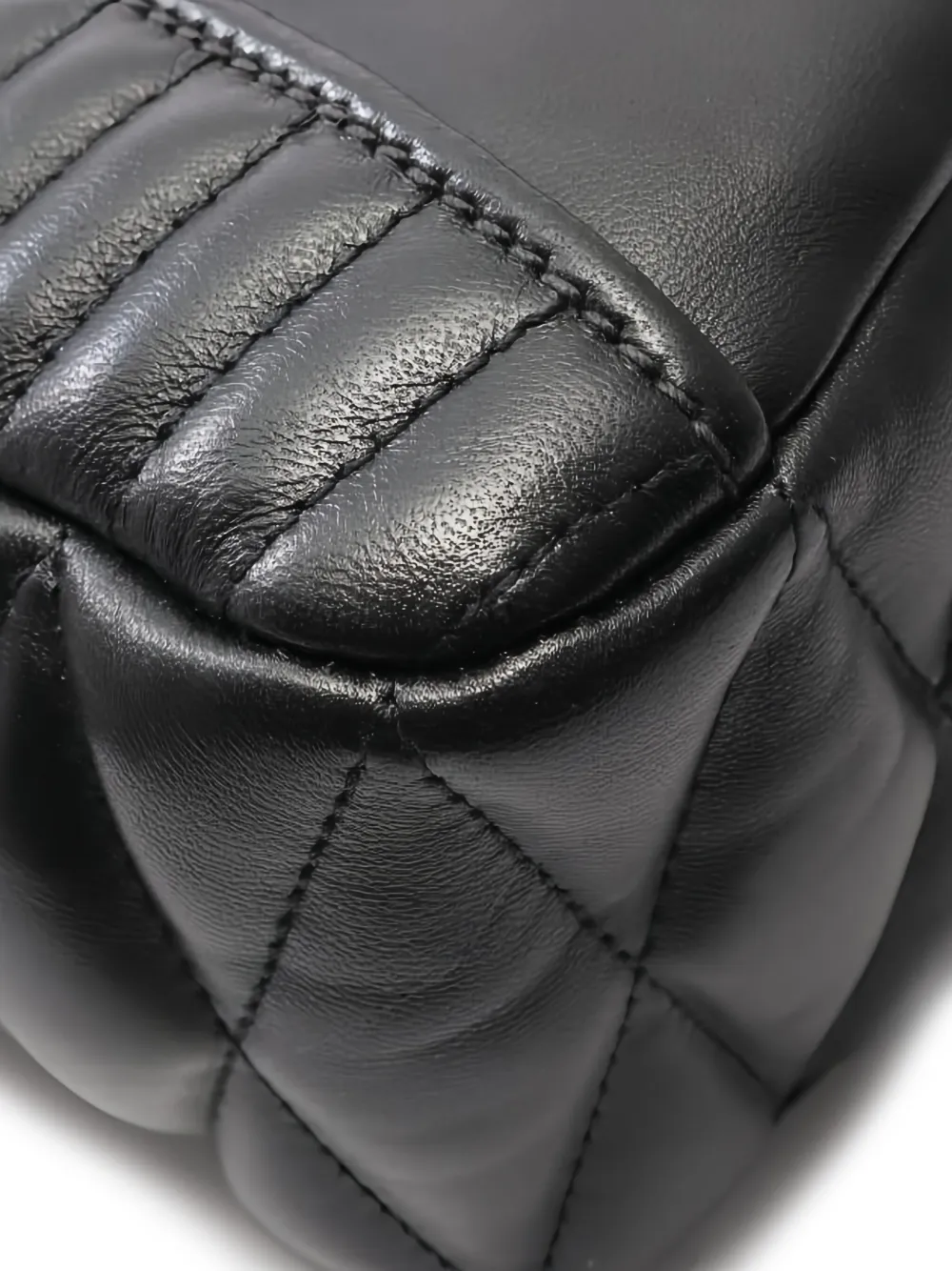 Pre-owned Miu Miu Quilted Biker Shoulder Bag In Black