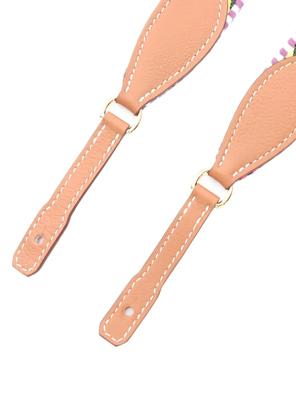 Pre-owned Hermes 2010s Sangle Kaval Shoulder Strap In Yellow