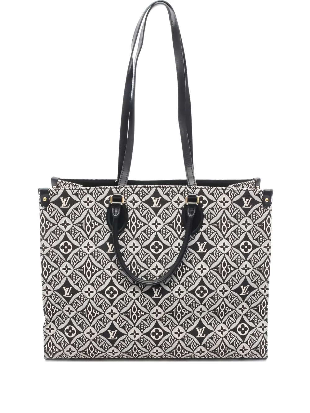Louis Vuitton Pre-Owned 2021 オン ザ ゴー GM モノグラム ハンドバッグ - ブラック Louis Vuitton Pre-Owned 2021 オン ザ ゴー GM モノグラム ハンドバッグ - ブラック