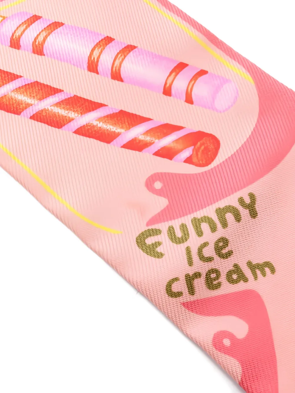 Hermès Pre-Owned 2010's Funny Ice Cream ribbon scarf | Image 2