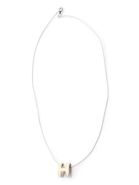 Hermès Pre-Owned 2000's 'H' pendant necklace
