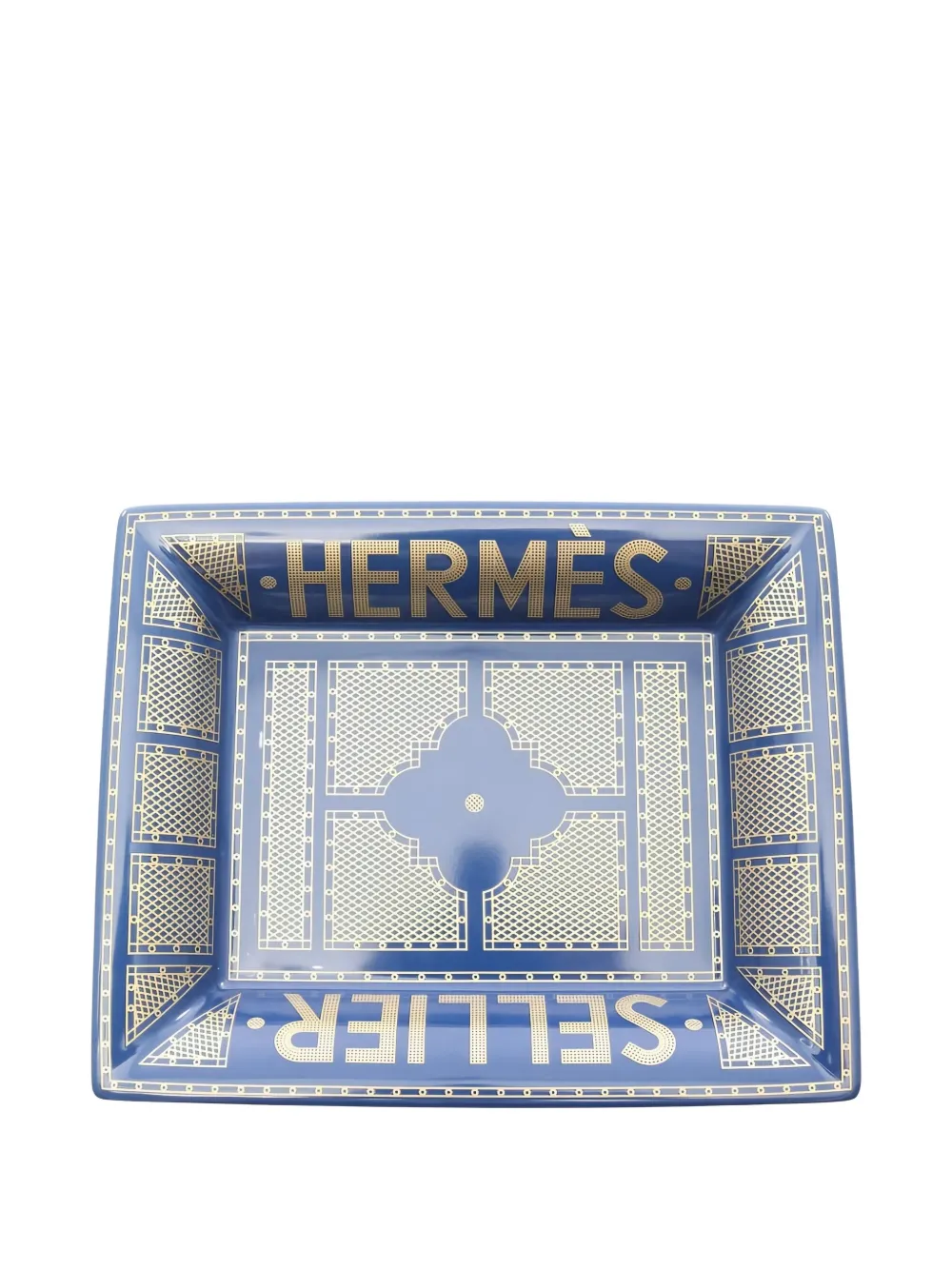 Hermès Pre-Owned 2020s Patterned Pottery accessory - Blu