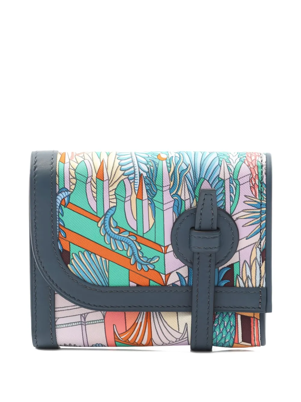 Hermès Pre-Owned 2024 Animapolis printed bi-fold wallet | Blue | Image 1