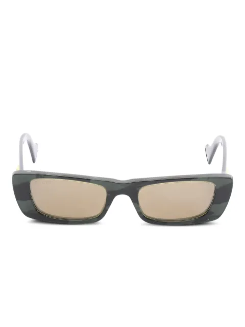 Gucci Pre-Owned 2020s GG rectangle sunglasses