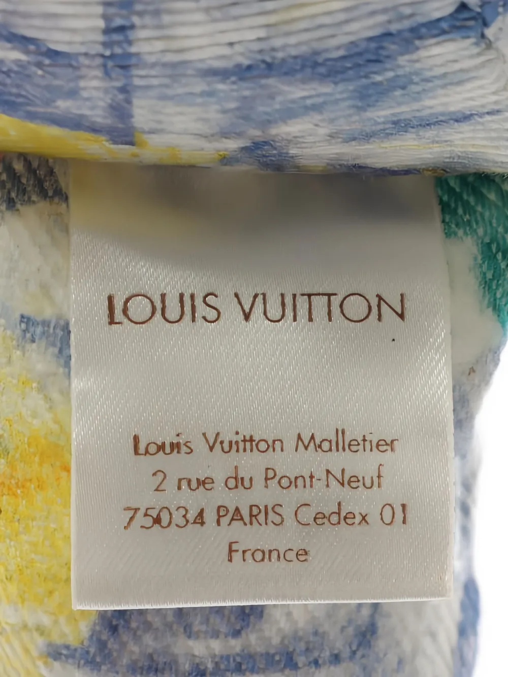 Pre-owned Louis Vuitton 2021 Doudou Louis Monogram Teddy Bear Stuffed Toy In White