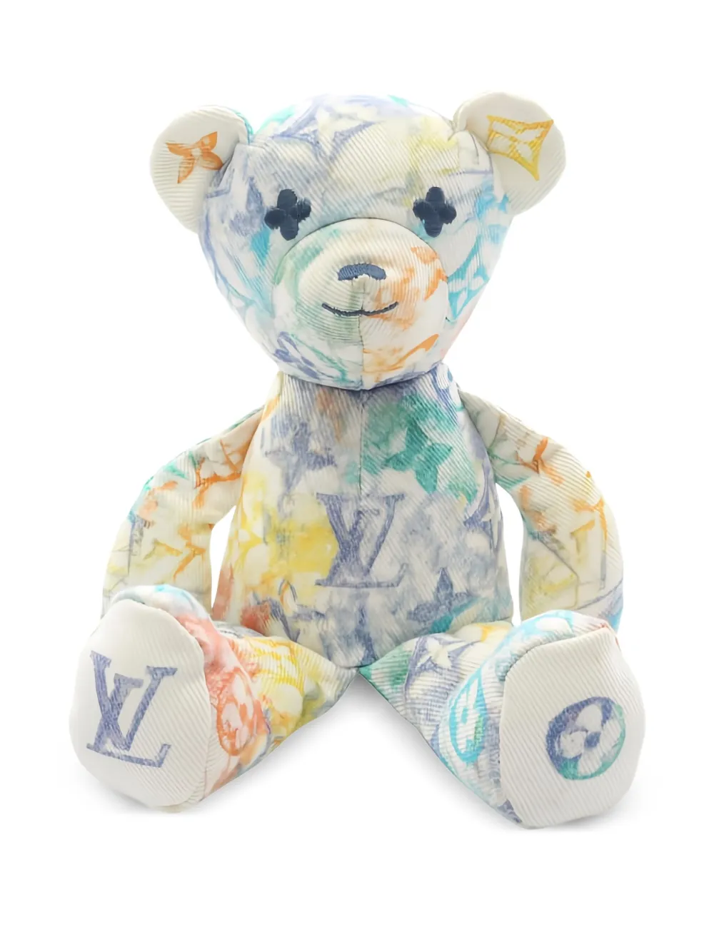 Louis Vuitton Pre-Owned 2021 Doudou Louis テディベア ソフトトイ - ホワイト Louis Vuitton Pre-Owned 2021 Doudou Louis テディベア ソフトトイ - ホワイト