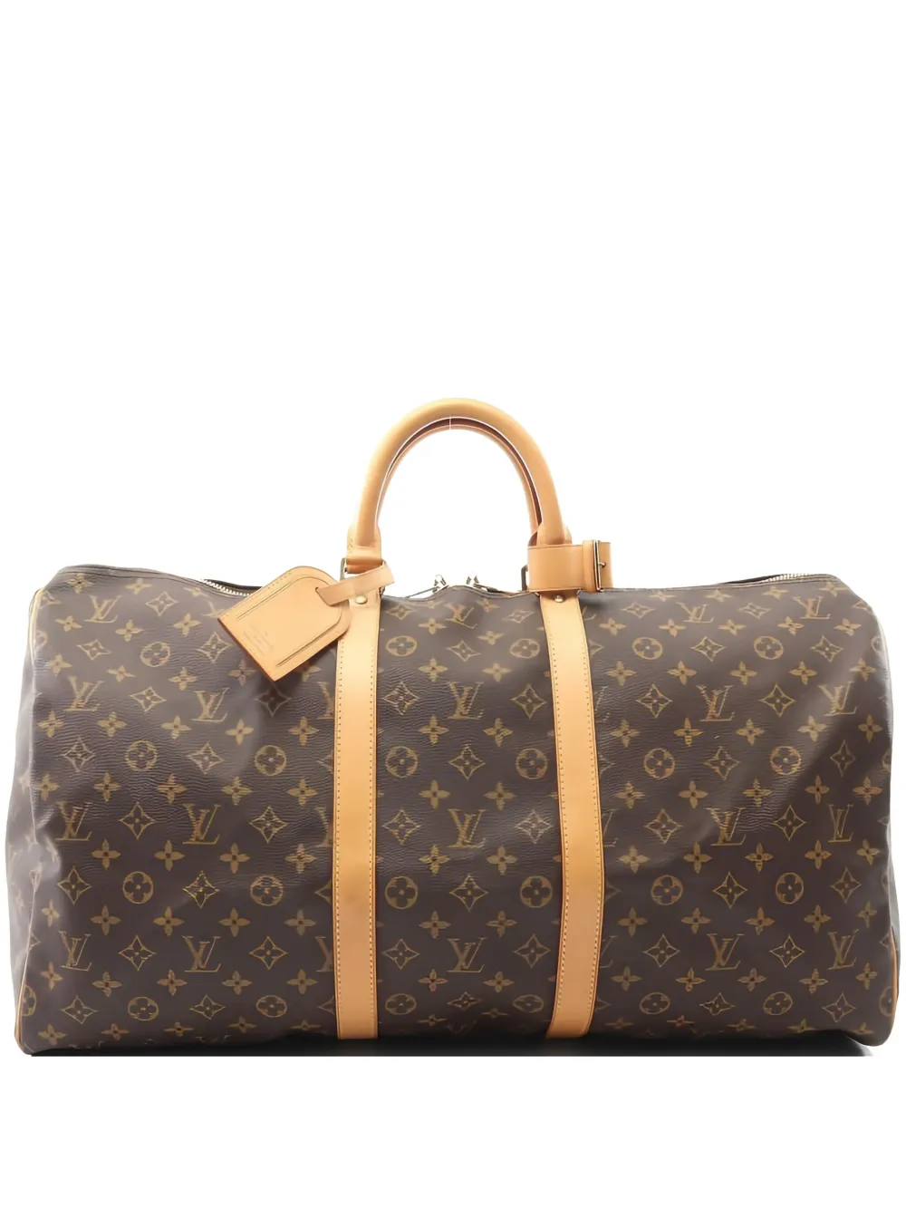Louis Vuitton Pre-Owned 1998 Keepall Bandoulière 55 Monogram holdalls bag | Brown | Image 1