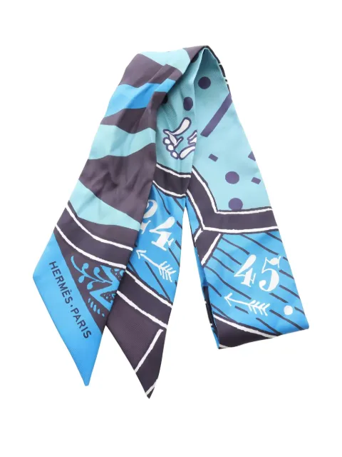 Hermès Pre-Owned 2000s Jeu De Soie Uniforme scarf