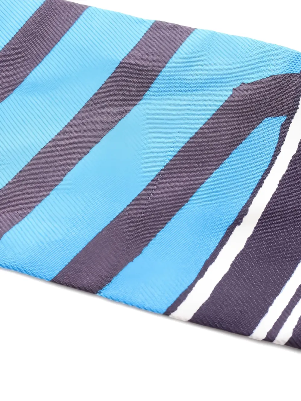 Pre-owned Hermes 2000s Jeu De Soie Uniforme Scarf In Blue